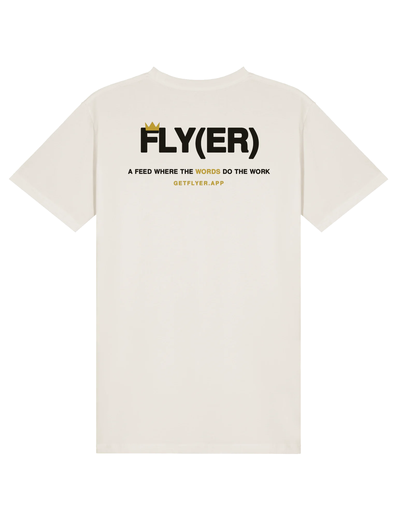 The Flyer Tee — Crown & Wordmark product image (2)