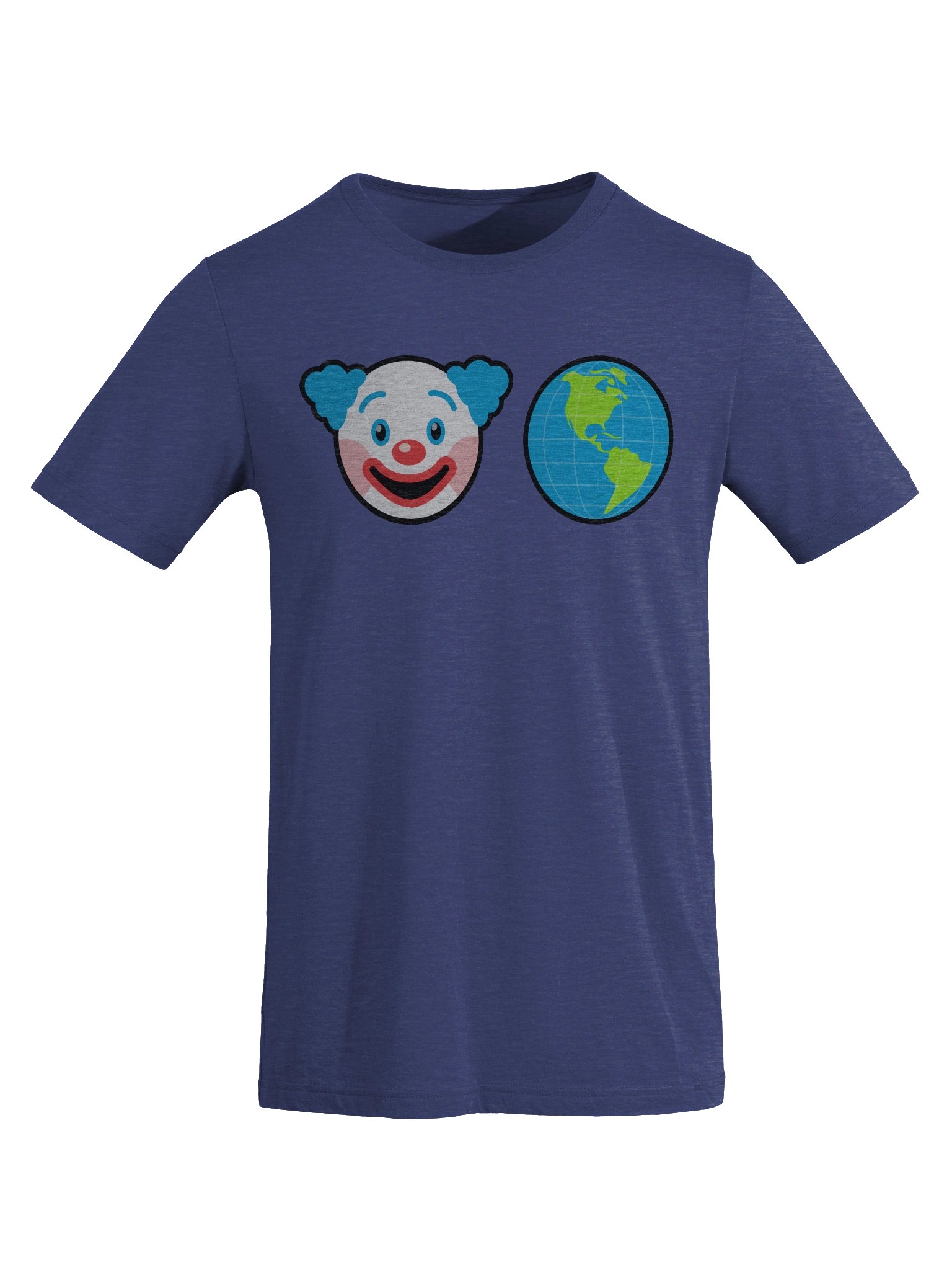 CLOWN WORLD! (triblend shirt) product image (8)