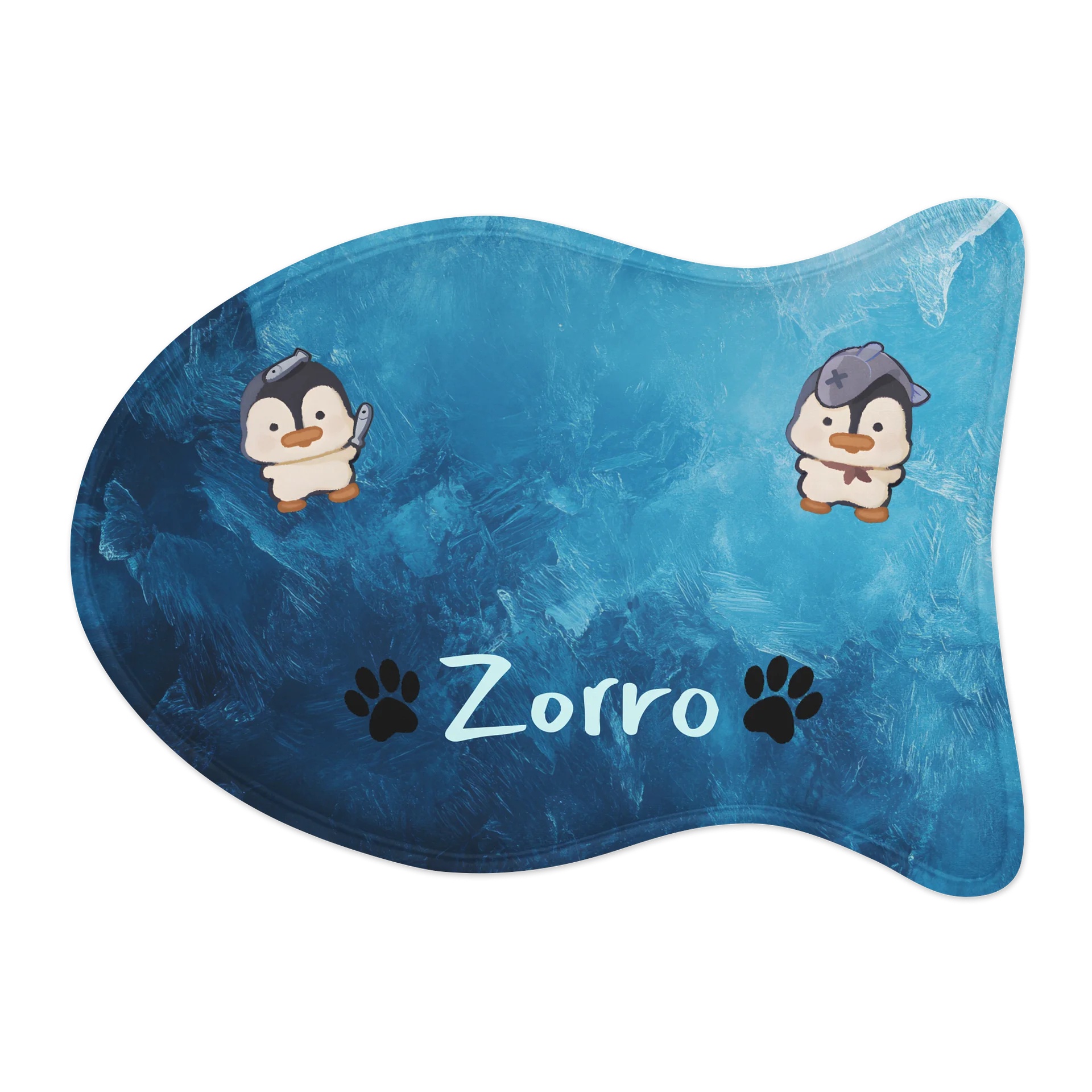 Giveaway Personalized Pet Feeding Mat Blue product image (1)