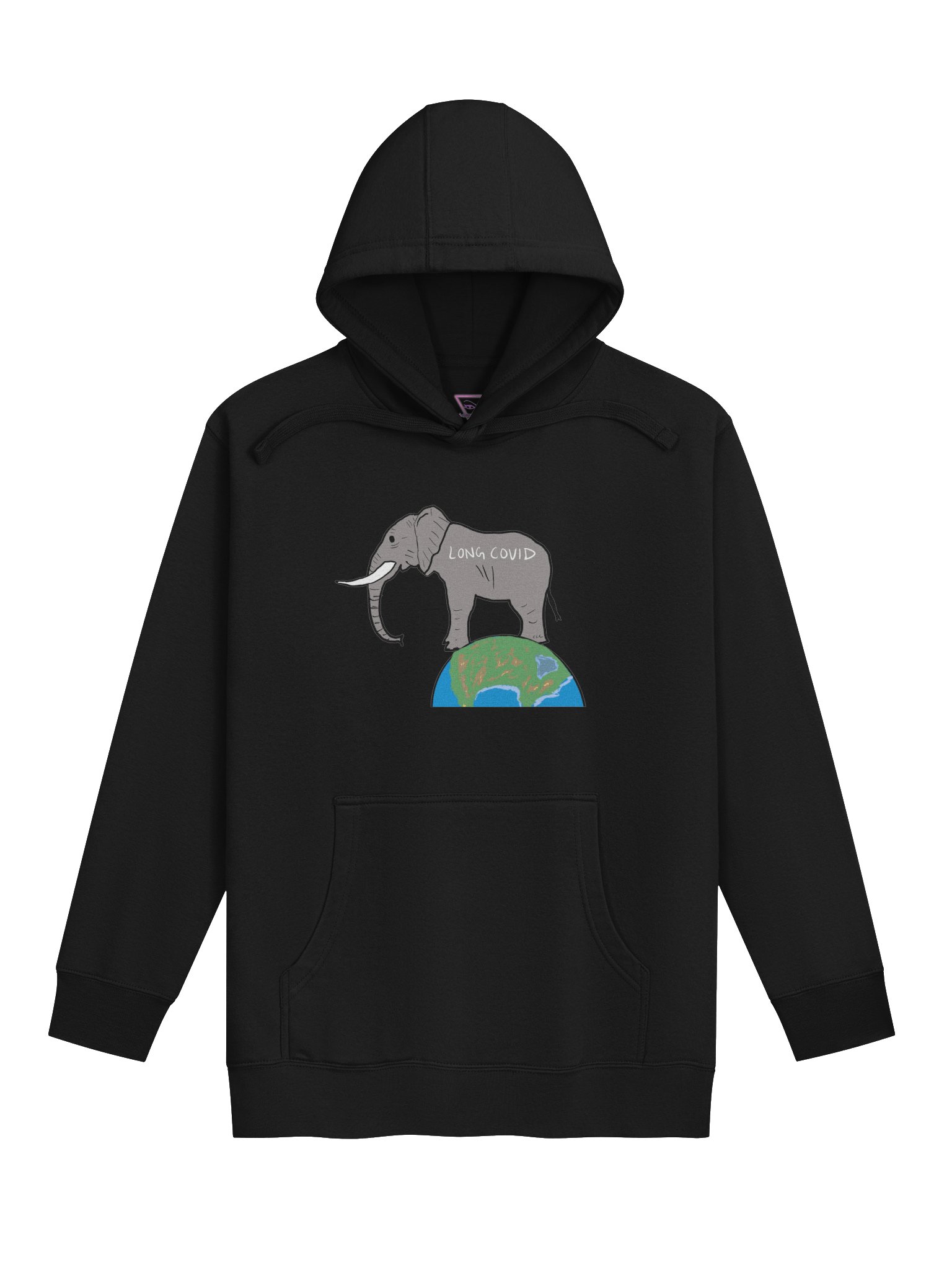 Elephant In The Room hoodie (Long Covid) product image (1)
