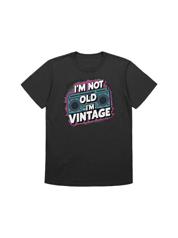 Retro Vintage - Old-School Cool: A Boombox Tribute T-Shirt product image (1)