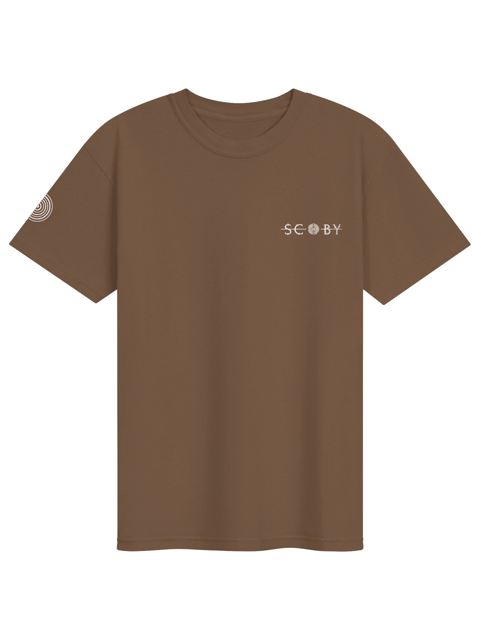 Scoby Logo Embroidered Tee in Espresso product image (1)