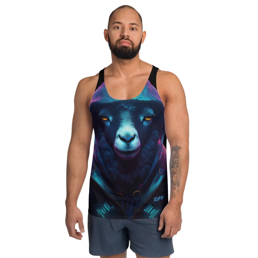 IDFKtv Black Sheep Full Color Tank Top product image (3)