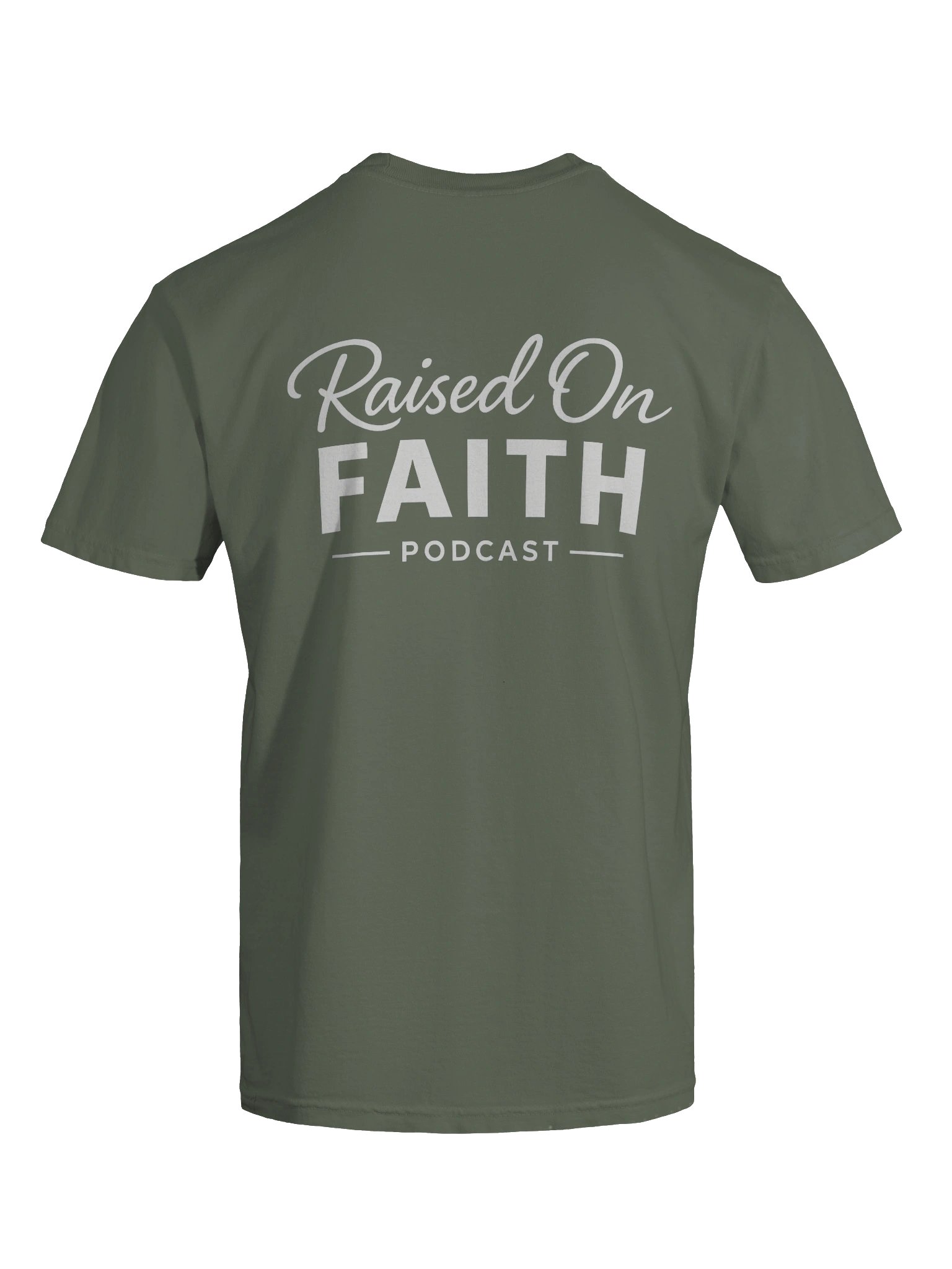 Raised on Faith Tee - Green/White product image (7)