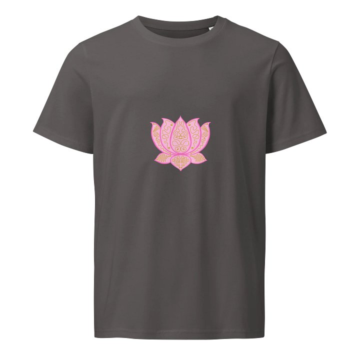 Golden Lotus Unisex Organic T-Shirt product image (1)
