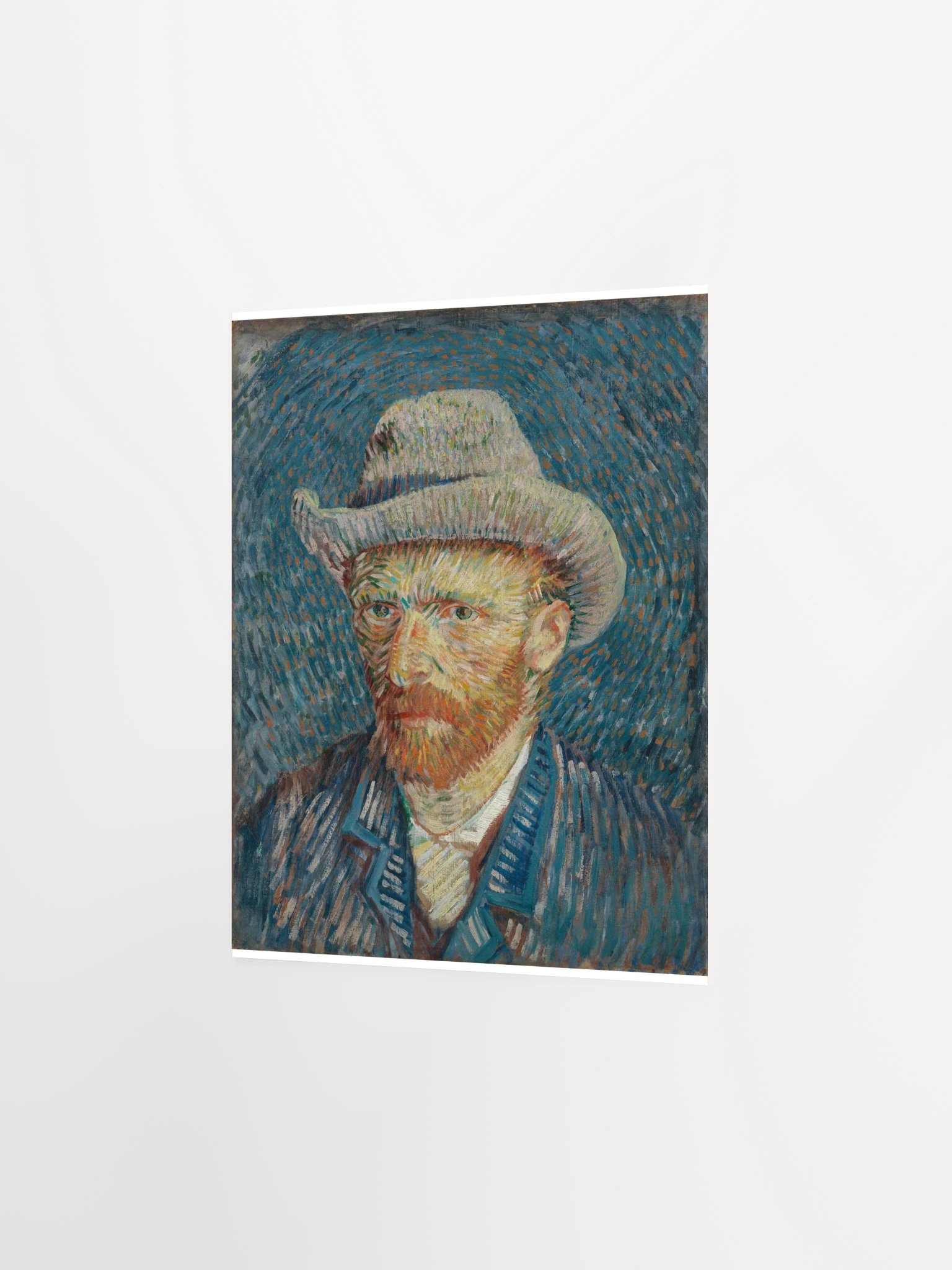 Van Gogh, Self-Portrait with Grey Felt Hat (1887) Fine Art Print product image (40)