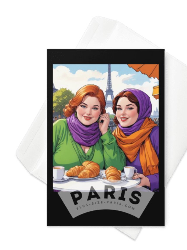 Greeting Card 003 Plus Size Paris product image (2)