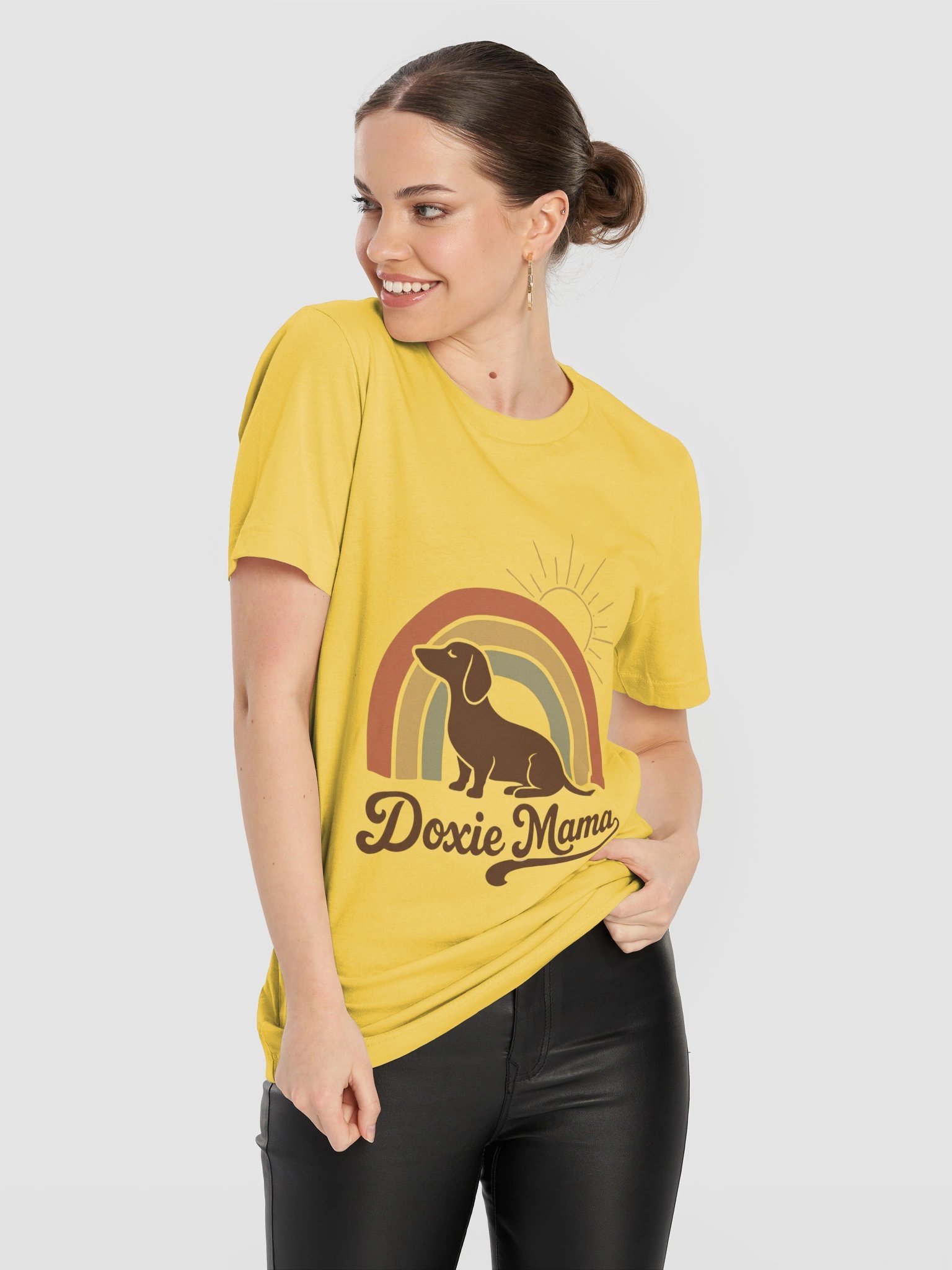 Boho Sun & Dachshund | Doxie Mama shirt product image (3)