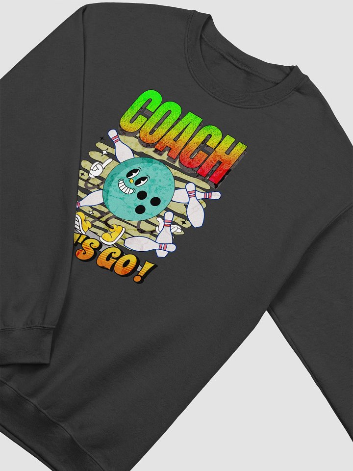 Retro Mascot Coach Bowling Strike with Style Sweatshirt product image (2)