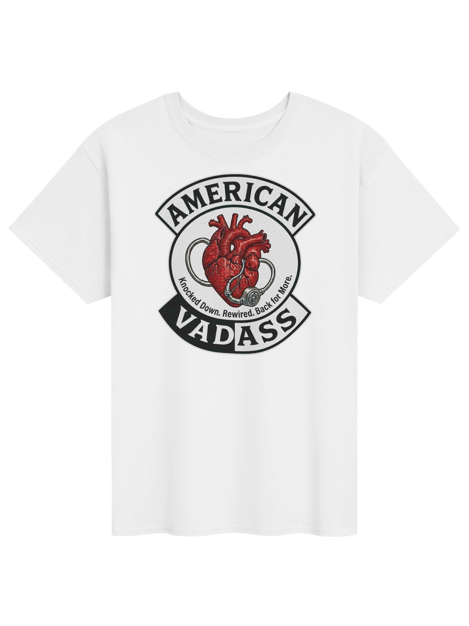 "AMERICAN VADASS - Knocked Down " T-Shirt — Unisex product image (2)