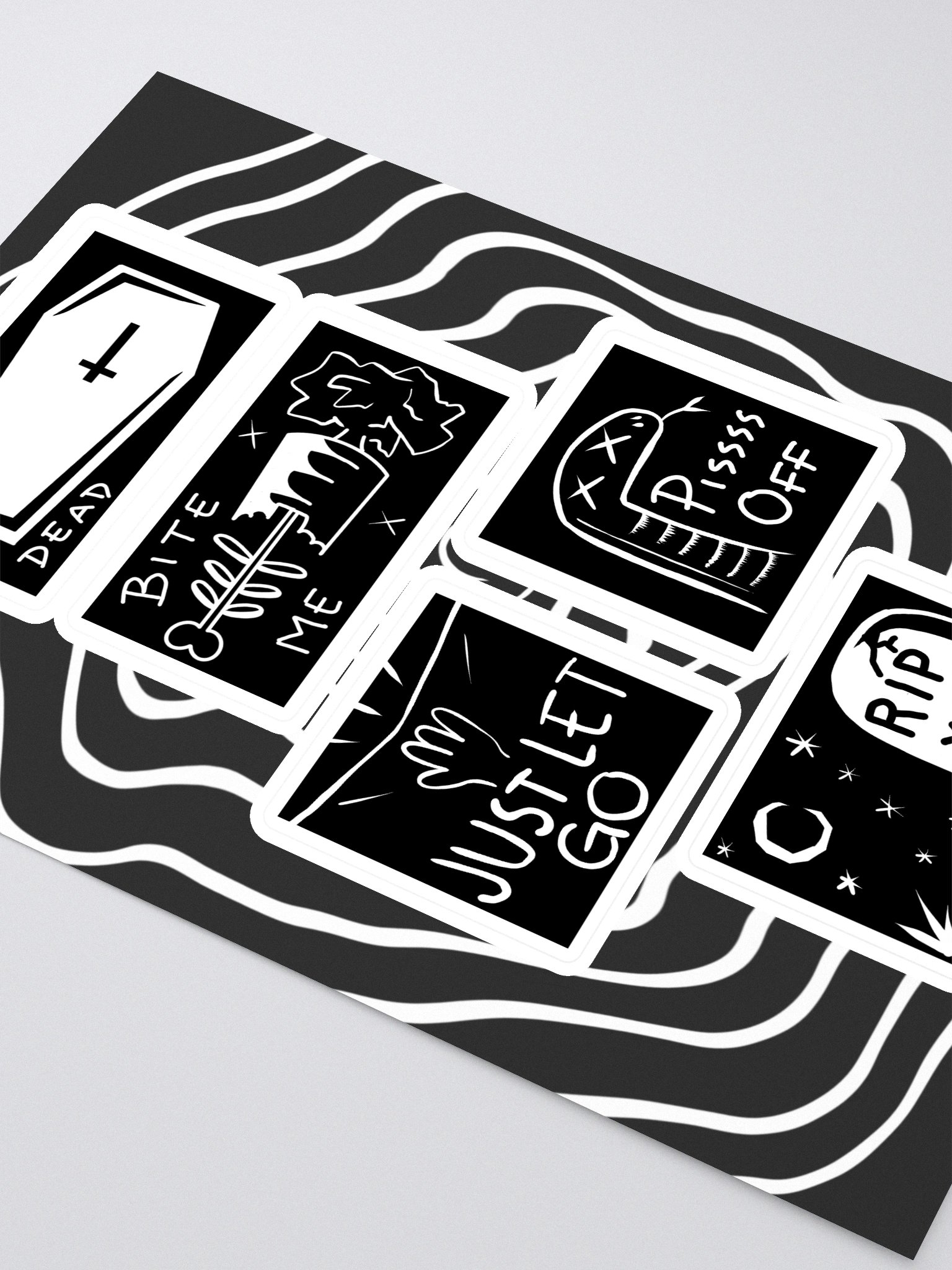 DEATH BY BOOTY XX STICKER PACK B-SIDES product image (2)