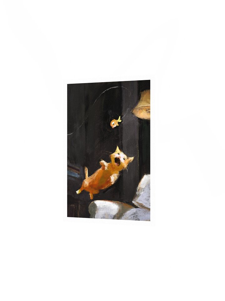 aerial cat chase - print product image (2)