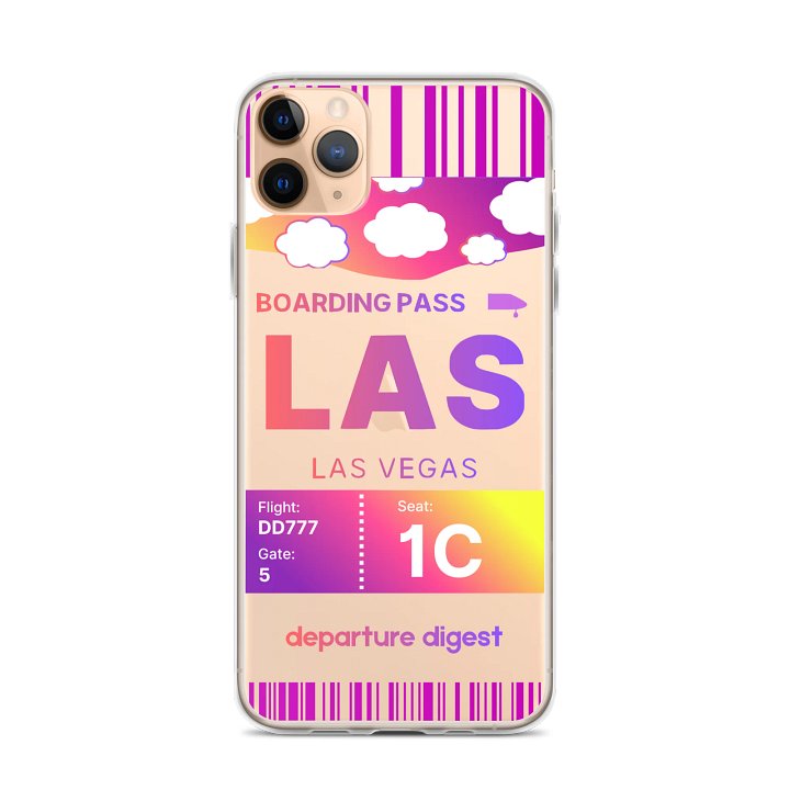 LAS: Las Vegas Boarding Pass Case (iPhone) product image (1)
