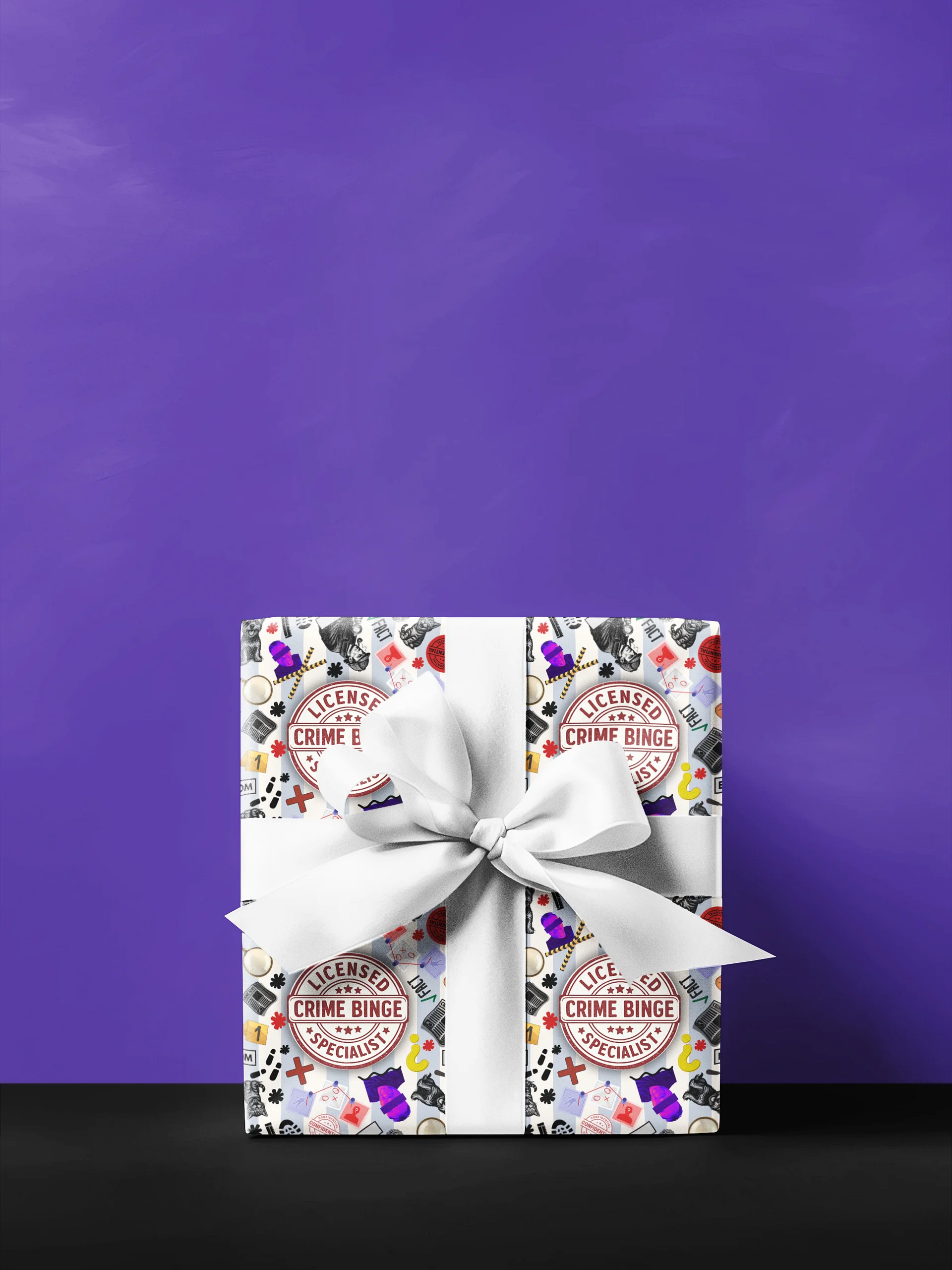 Licensed Crime Binge Specialist Gift Wrap Roll product image (1)