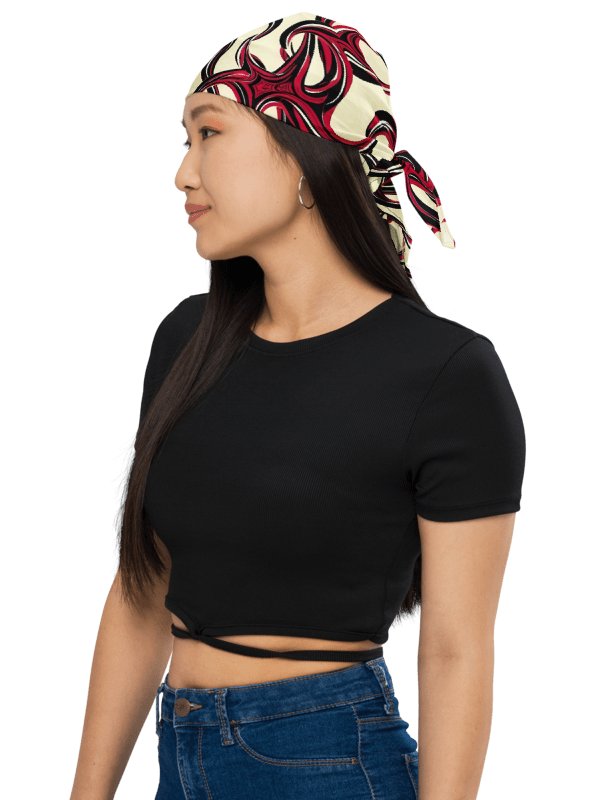 Crimson Red Barbwire Bandana product image (1)