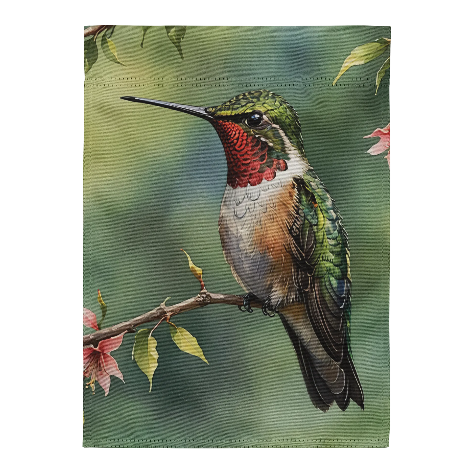 Ruby-Throated Hummingbird Garden Flag product image (2)
