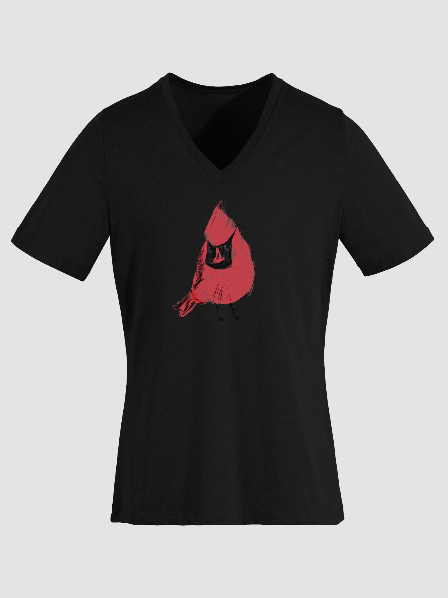 Shirley's Cardinal Relaxed V-Neck Tee product image (34)