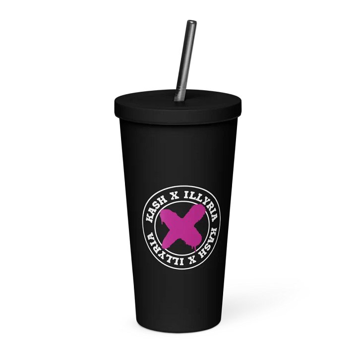 Insulated Tumbler with Straw product image (1)