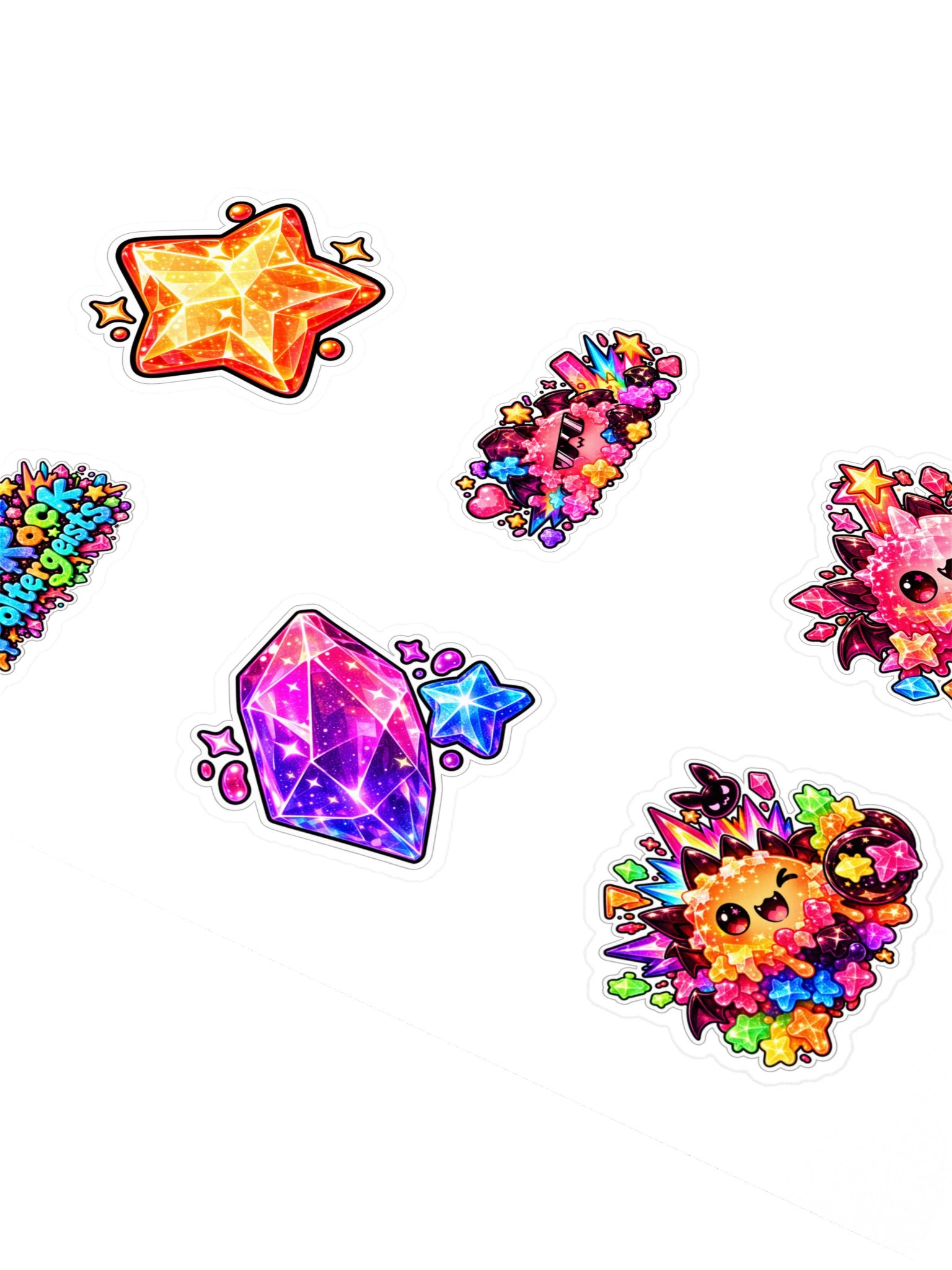 The AFK Cafe™ Pop Rock Poltergeists | 6-Piece Sticker Pack Vol. 1 product image (2)