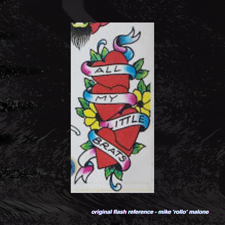 Mike 'Rollo' Malone All My Little Brats Stacked Hearts Pattern product image (2)