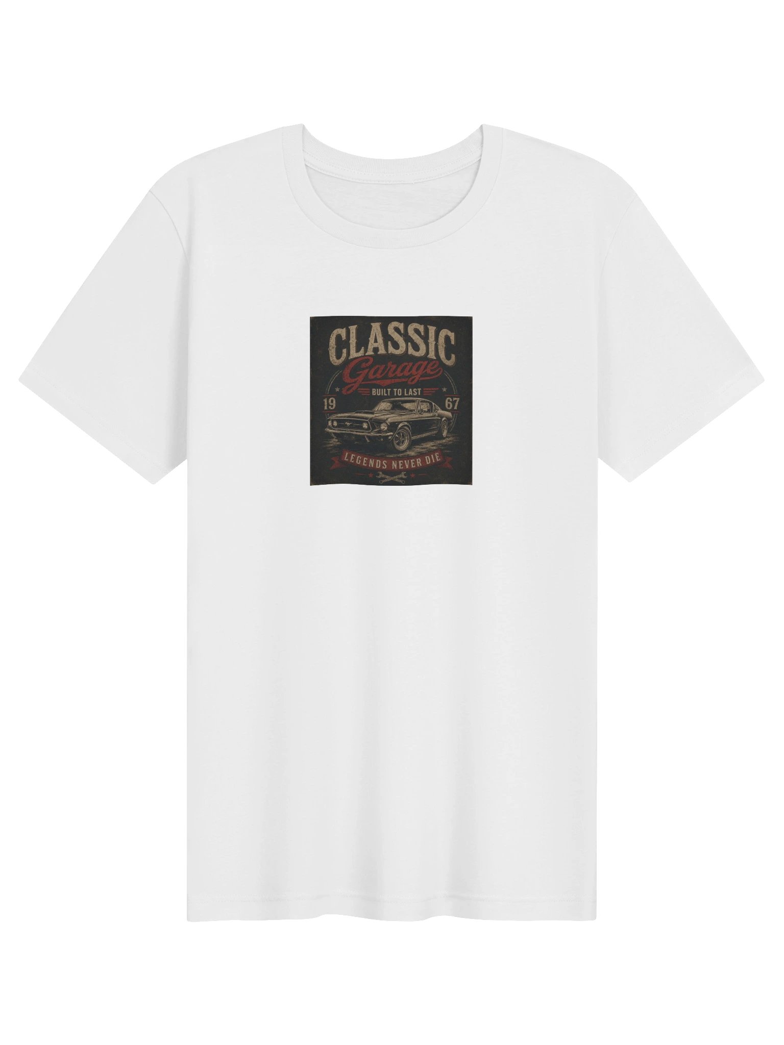 Classic Garage Built to Last 1967 Shirt – Vintage Muscle Car Legends Never Die T-Shirt product image (1)