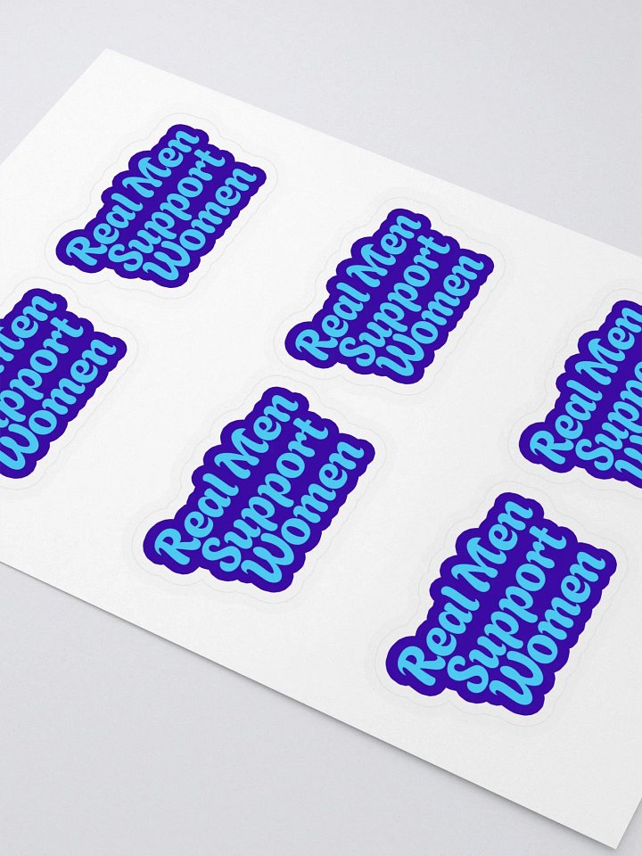 "Real Men Support Women" Sticker Sheet Set product image (2)