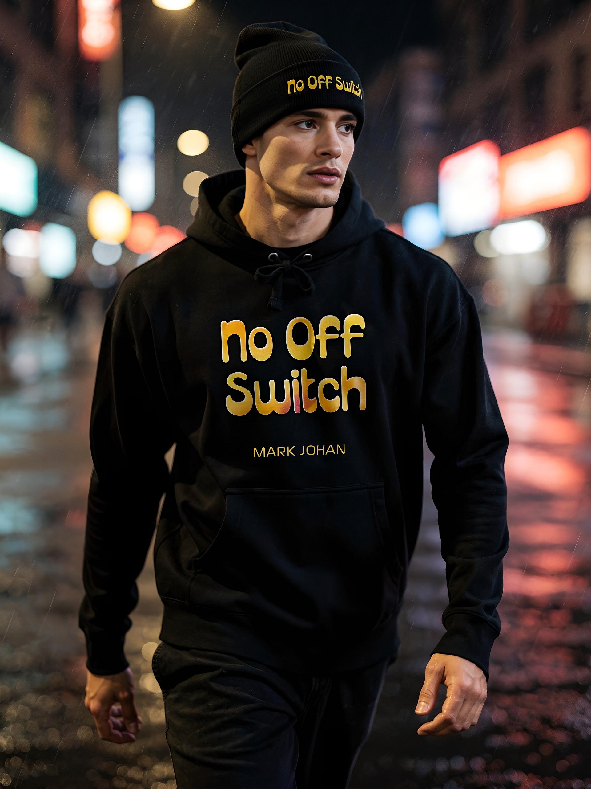 "No Off Switch" Hoodie by Mark Johan product image (38)