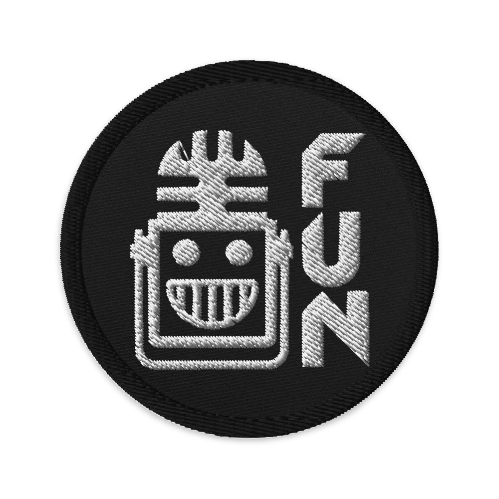 FUN Circle Embroidered Patch product image (1)
