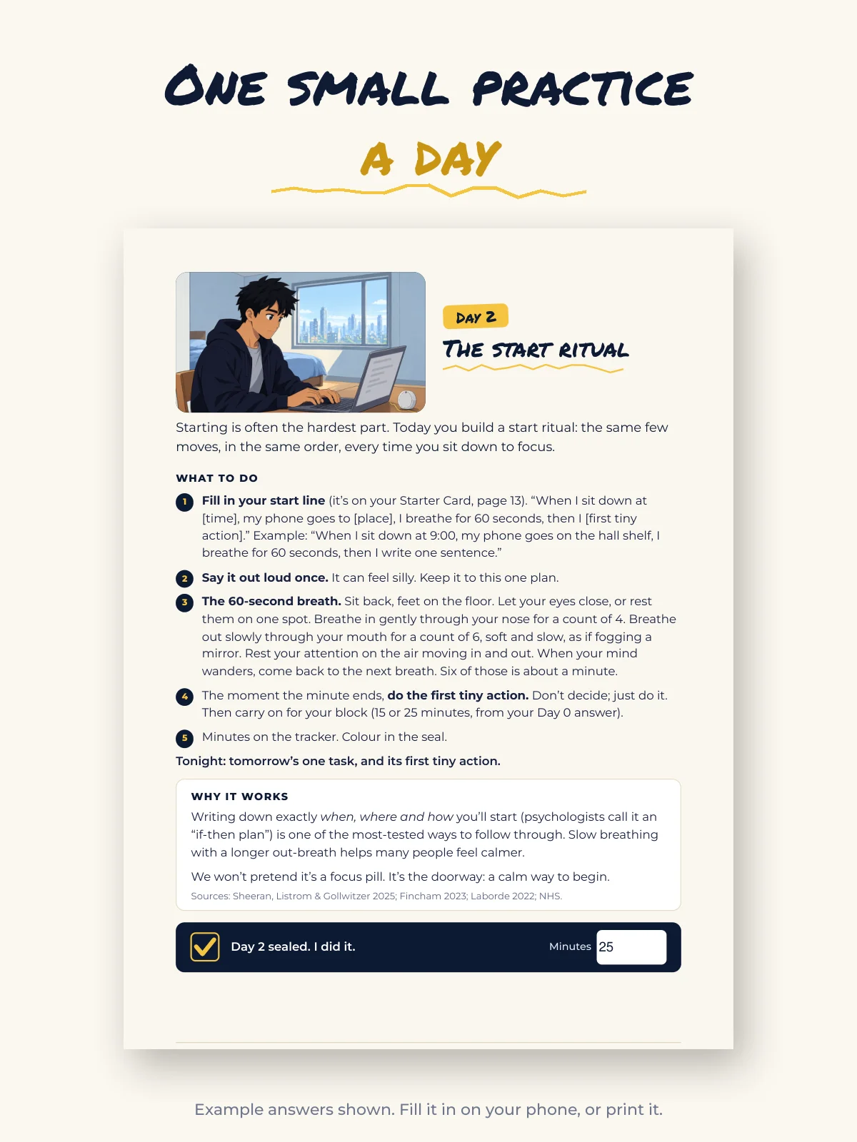 Undeniably Focused: the 7-Day Starter product image (2)
