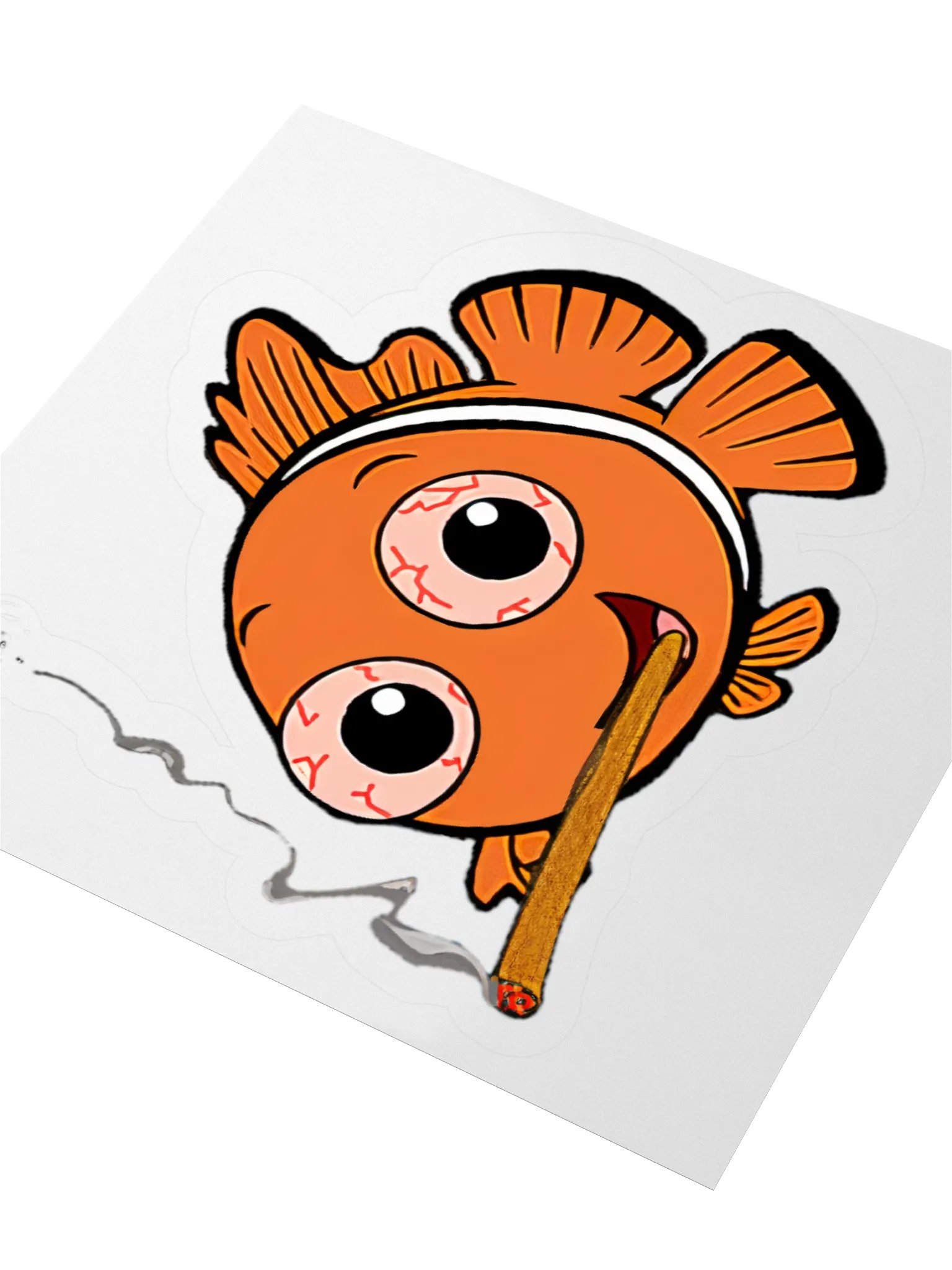 Lowkey Fishy Sticker product image (7)