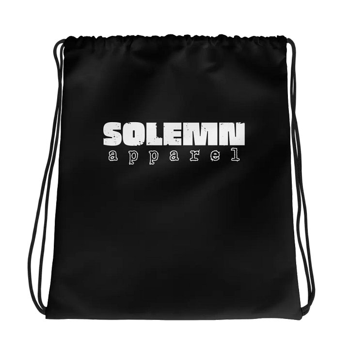 Solemn Distressed All-Over Drawstring Bag product image (1)