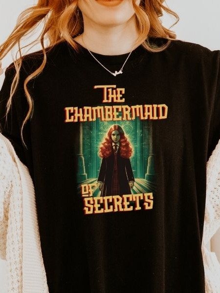 Ginny Chambermaid of Secrets Funny Vintage Pulp Mystery Harry Potter Shirt product image (11)