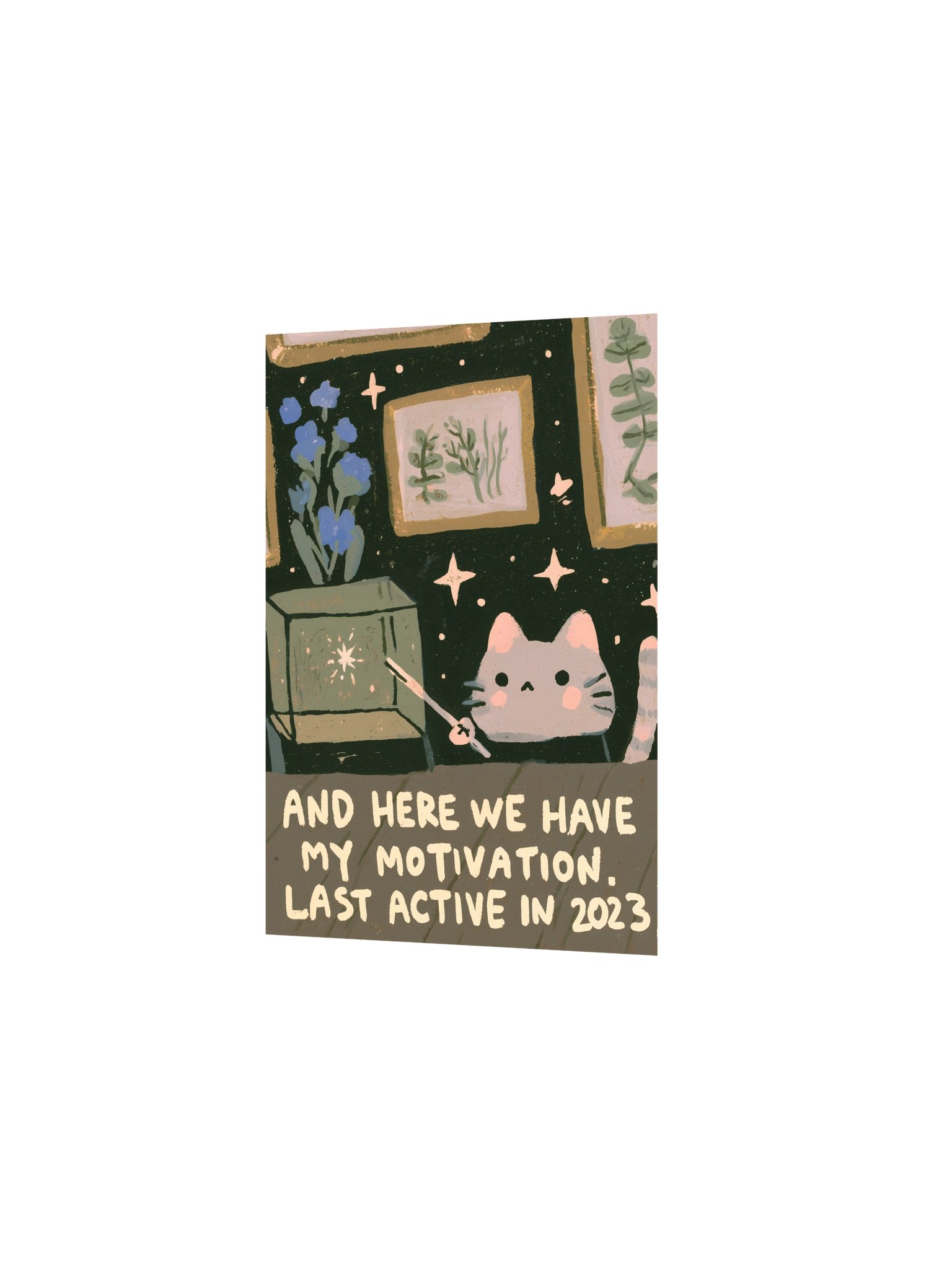 Starry Cat Motivation Poster product image (7)