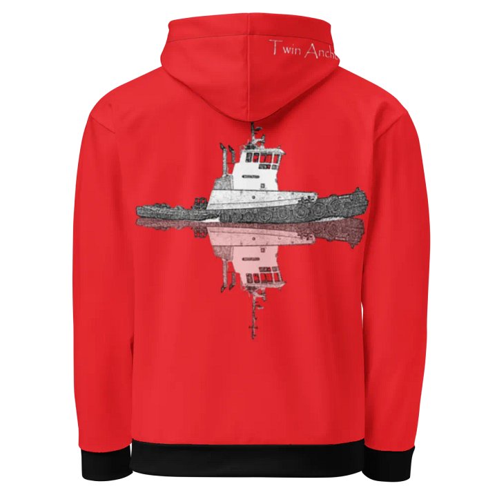 Tug Westrac & Reflection (Red) – Performance Marine Wear | Twin Anchor Apparel North Current Line product image (1)