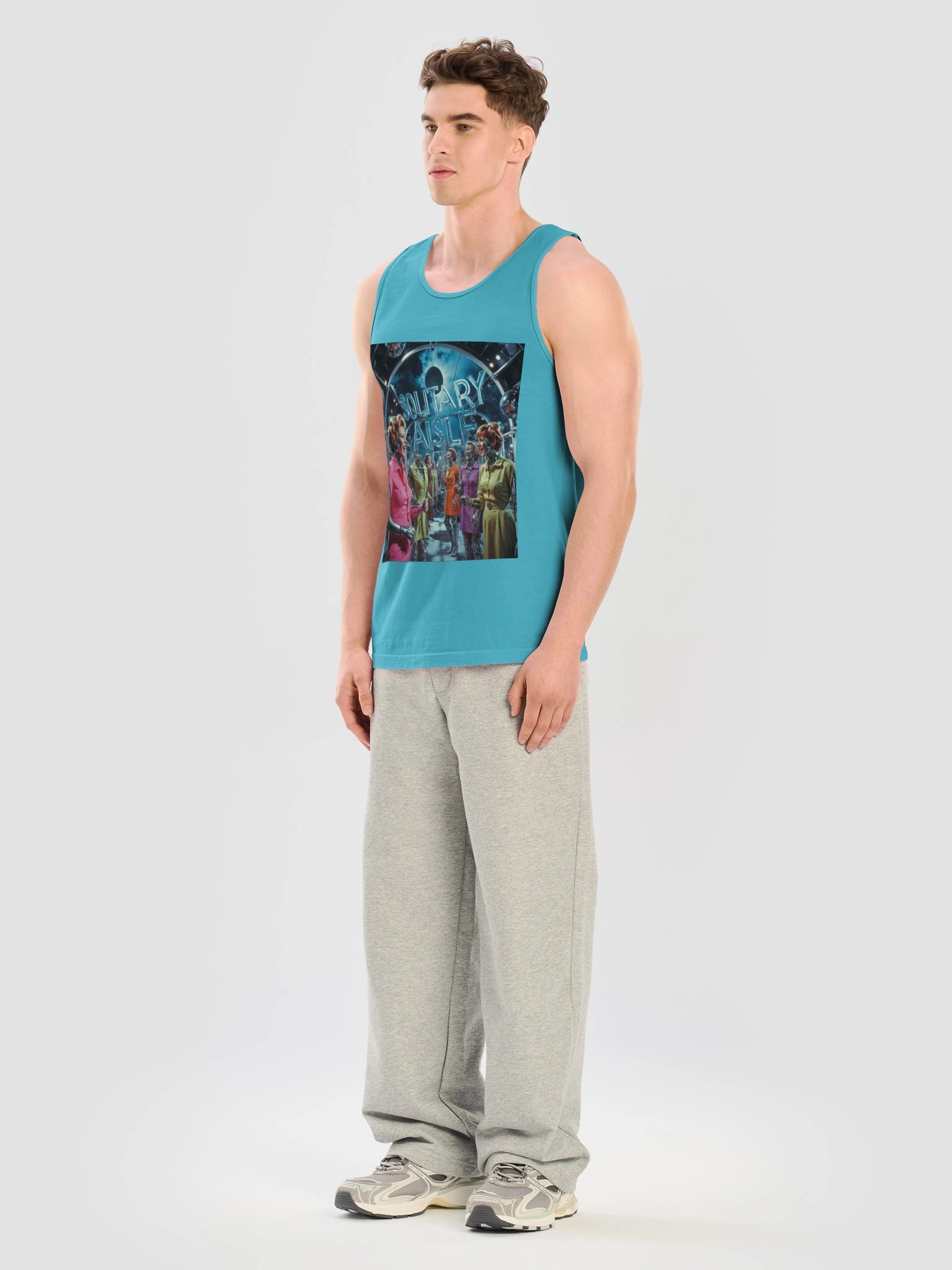 SOLITARY AISLE | Comfort Colors Unisex Garment-Dyed Tank Top product image (6)