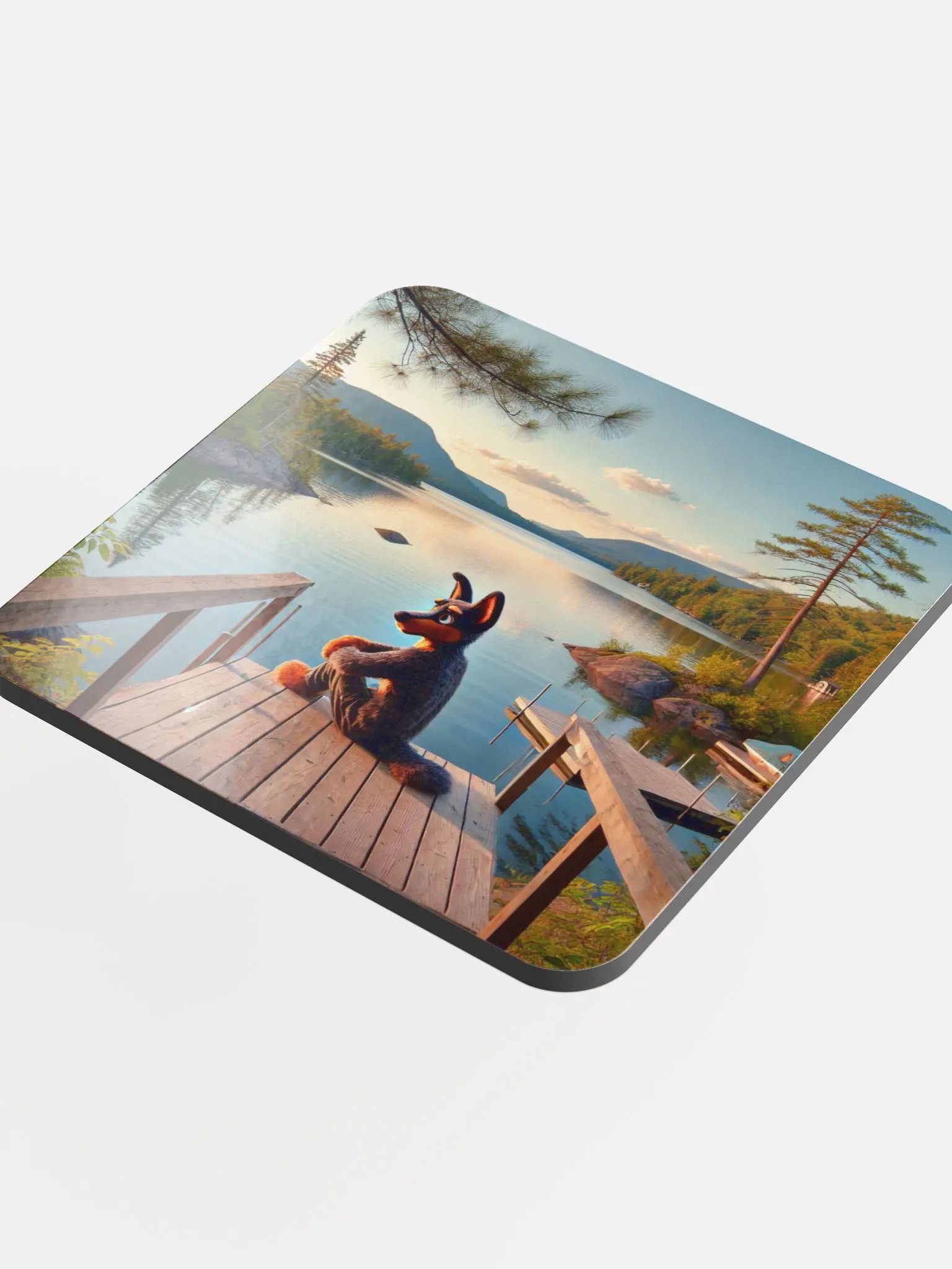 AI Generated Doberman Coaster product image (4)