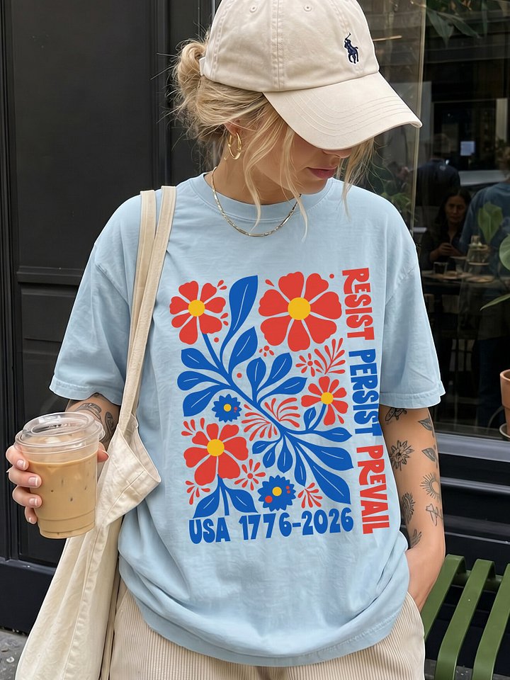 USA 250th Anniversary Resist Persist Prevail T-Shirt product image (34)