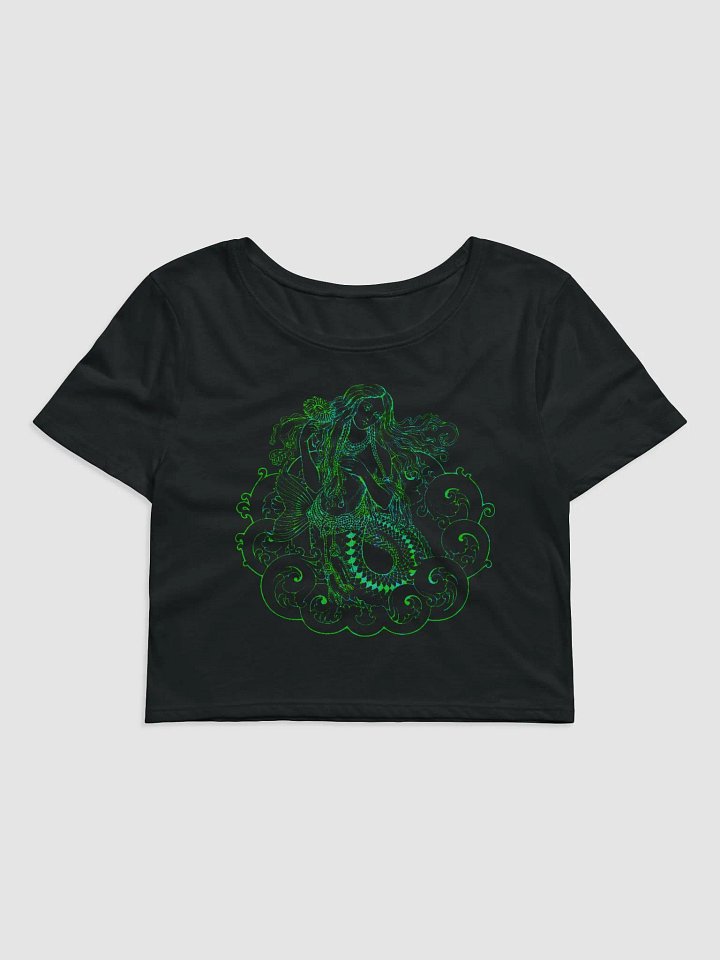 Siren's Song Cropped Black Tee product image (2)
