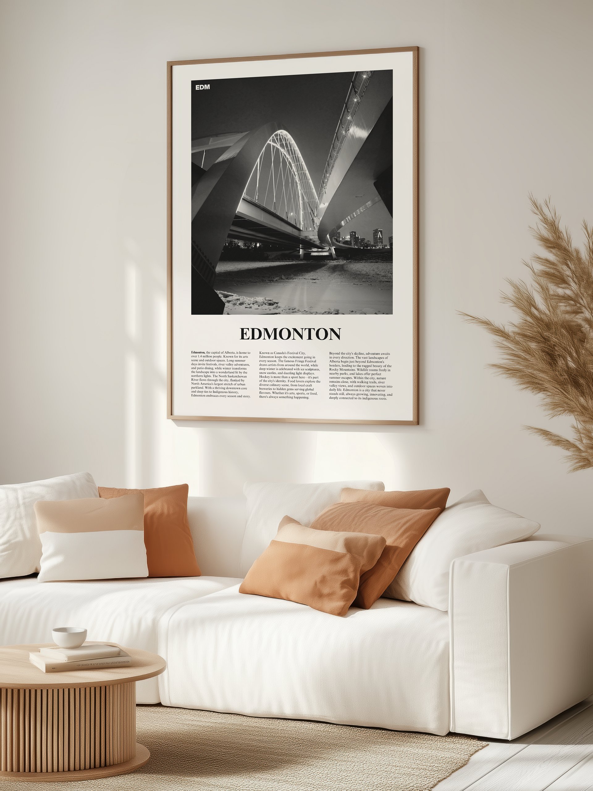 Edmonton 01 Newspaper Poster | Framed product image (3)