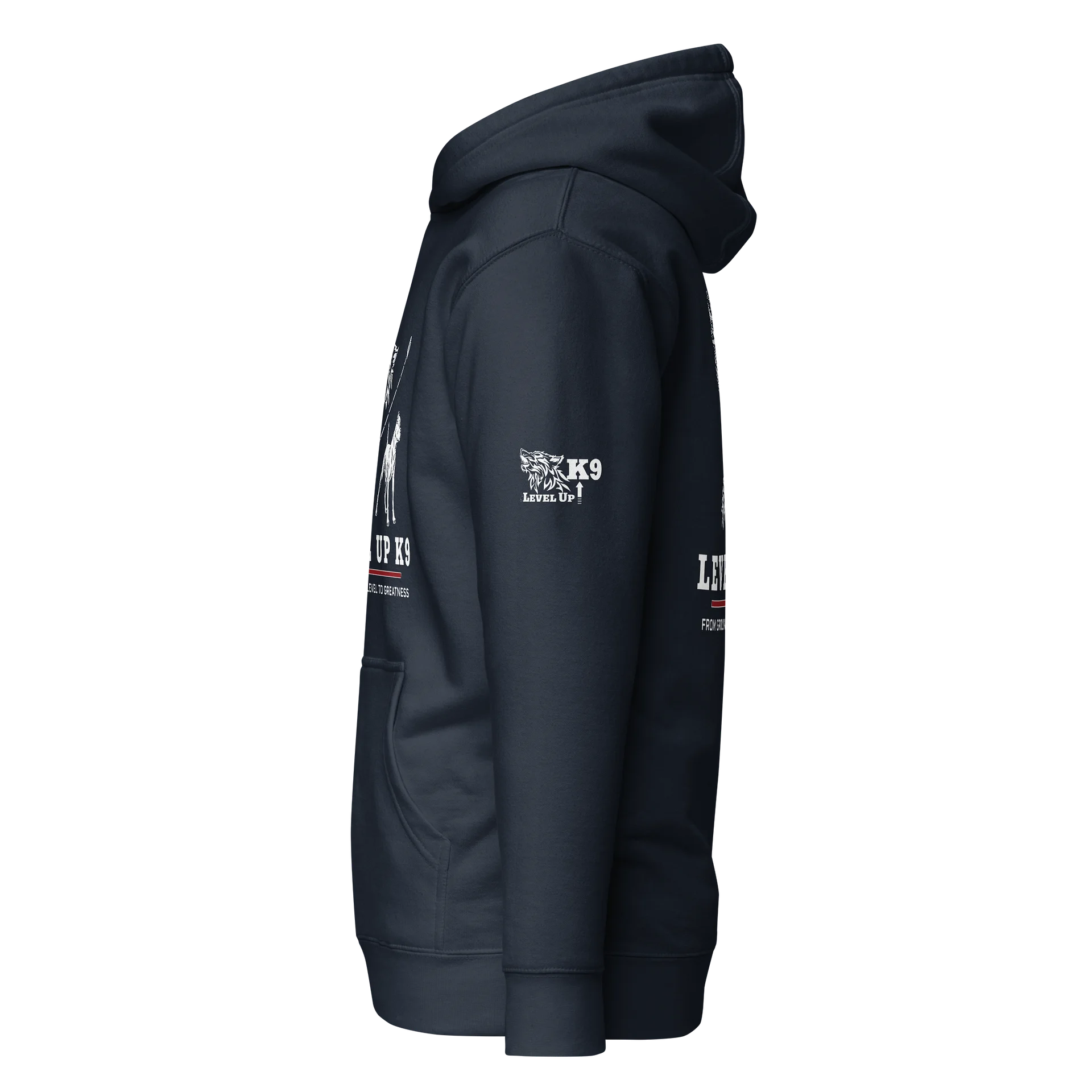Level-UP K9 Standard Hoodie ( navy ) product image (4)
