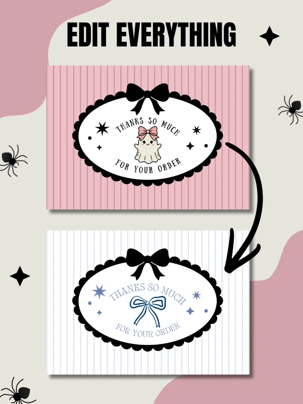 Coquette Halloween Etsy Shop Branding Kit product image (10)