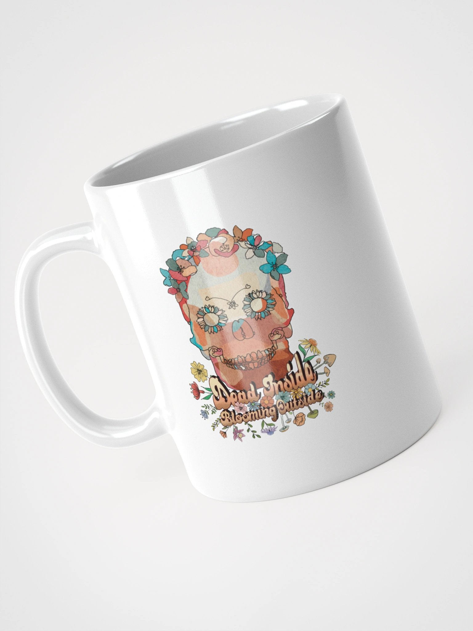 Dead Inside Blooming Outside - Ceramic Mug product image (4)