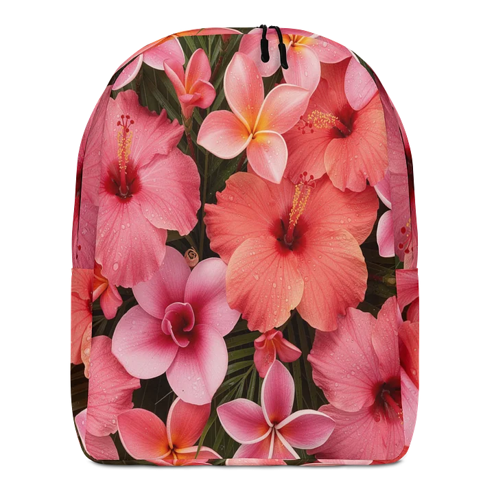 Hybiscus floral collection print mini backpack product image (1)