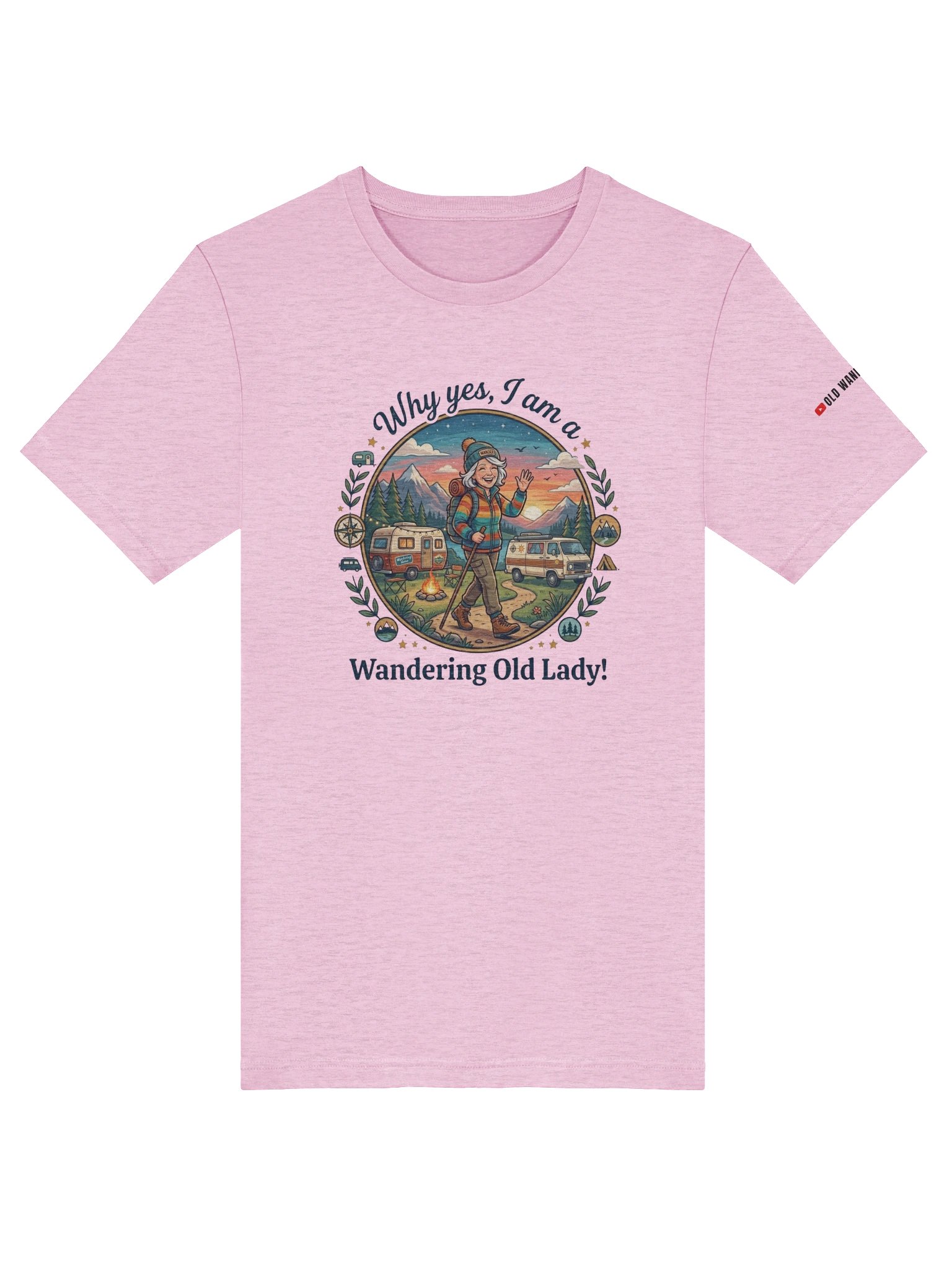 Wandering Old Lady Casual Tee product image (45)