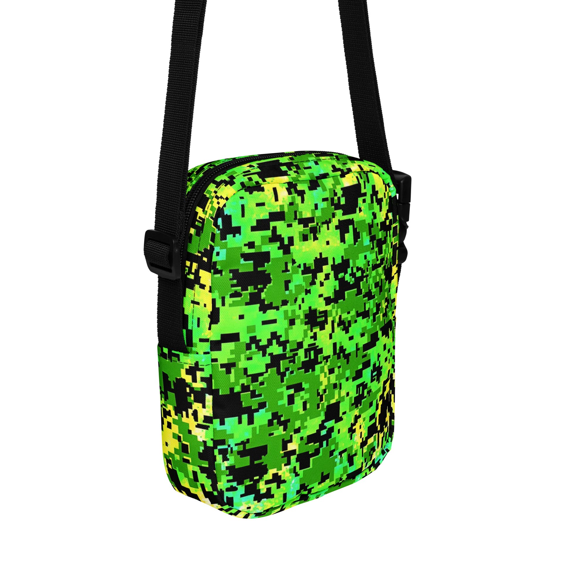 Pixelated Jungle All-Over Crossbody Bag product image (3)