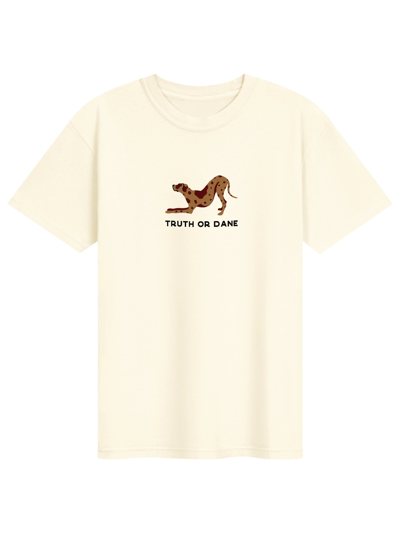 Truth or Dane T-Shirt(Embroidered) of a Great Dane(Chocolate Merle) product image (4)