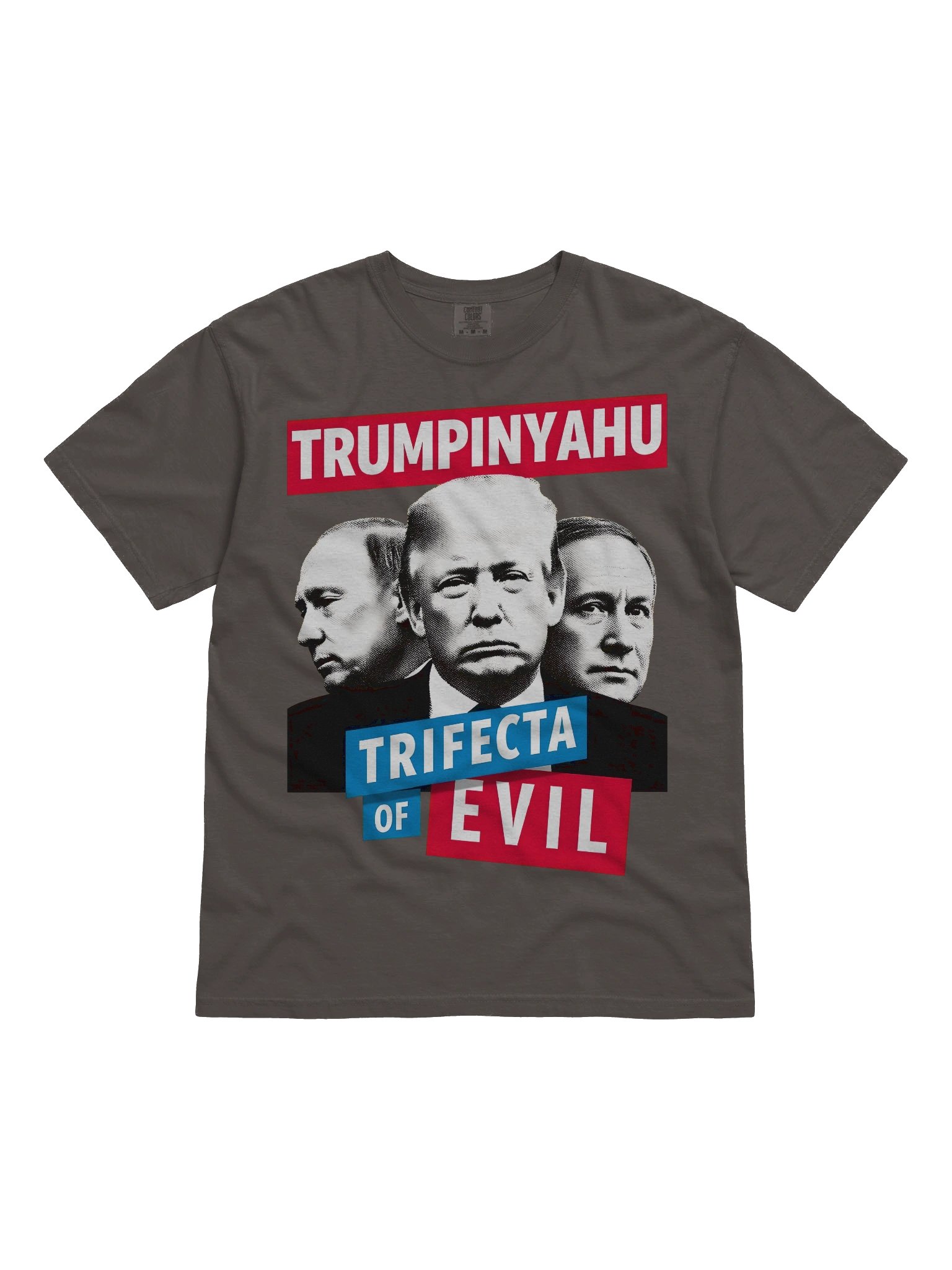 Trumpinyahu Trifecta Of Evil T-Shirt product image (10)