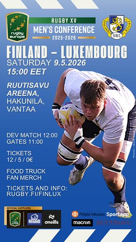 Saturday — only two nights away! The decisive @rugby_europe Men’s XV Conference Pool A match will take place in Vantaa. @finl...