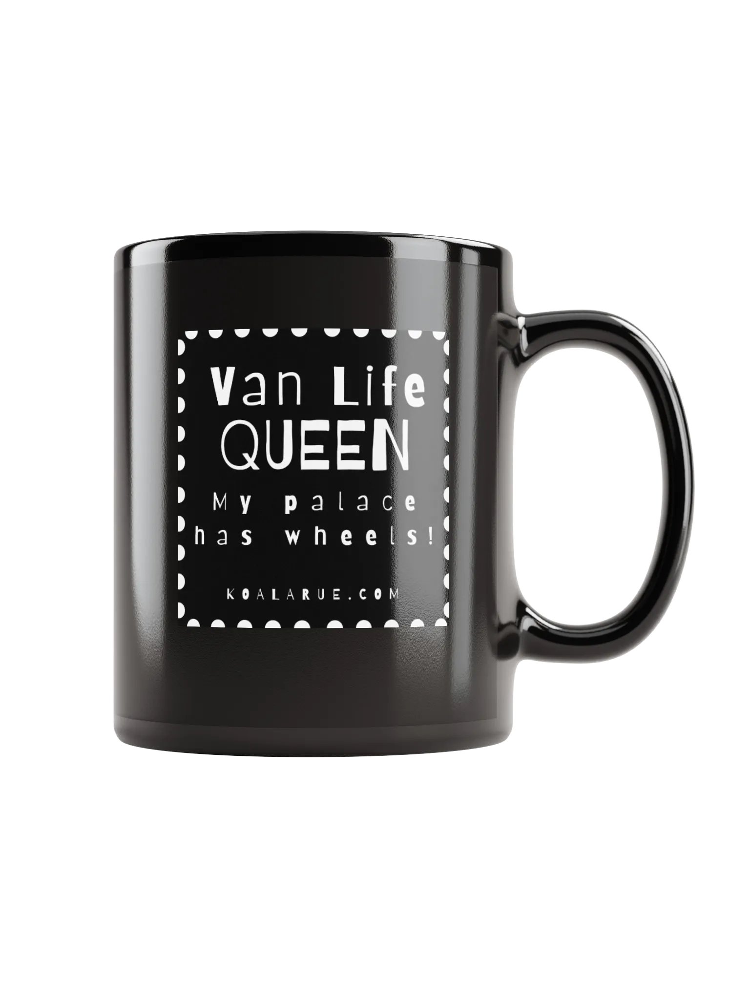 VAN LIFE QUEEN • BLACK MUG product image (2)