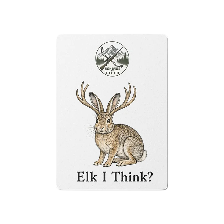 Elk I Think? Playing Cards product image (1)